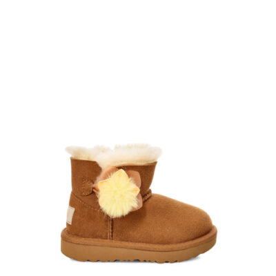 UGG Mini Bailey II Cactus Flower Laarzen voor Kinderen in Chestnut, maat 31 | Shearling