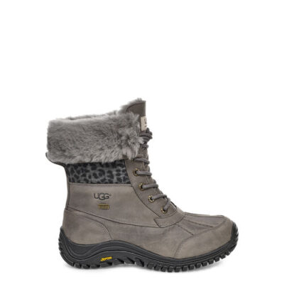 UGG Exotische Adirondack laars voor Dames in Charcoal, maat 38 | Cow Hair