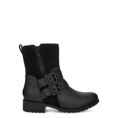 UGG Wilde Laarzen voor Dames in Black, maat 37 | Leder