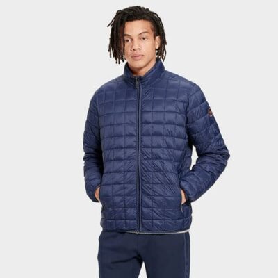 UGG Joel Packable Quilted Jas voor Heren in Navy Blue, maat L | Nylon