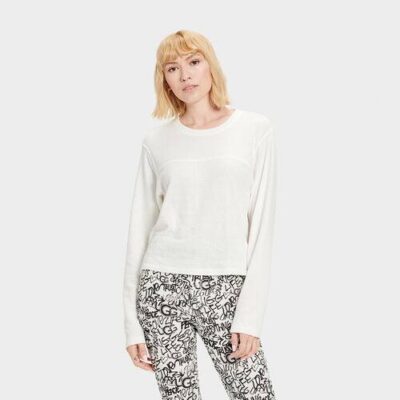 UGG Yolanda Truien voor Dames in White, maat S | Katoenmix