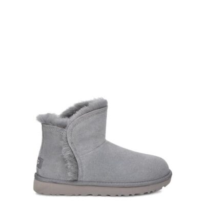 UGG Classic Mini Fluff High-Low Laarzen voor Dames in Geyser, maat 39 | Shearling