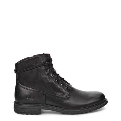 UGG Morrison Lace-Up Laarzen voor Heren in Black, maat 42 | Leder