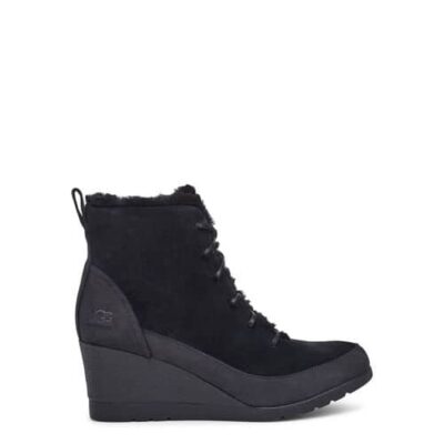 UGG Bridgit Laarzen voor Koud Weer voor Dames in Black, maat 39 | Suede