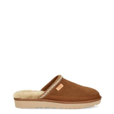 UGG Tasman Slip-On Pantoffels voor Heren in Chestnut, maat 45.5 | Suede