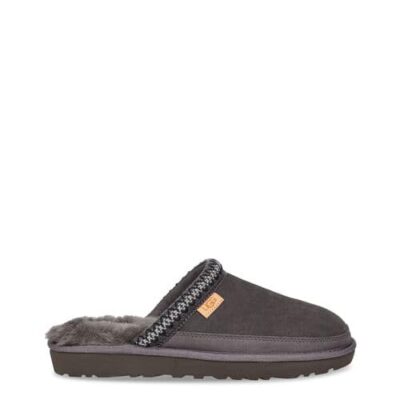 UGG Tasman Slip-On Pantoffels voor Heren in Dark Grey, maat 42 | Suede