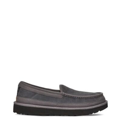 UGG Dex Pantoffel voor Heren in Dark Grey, maat 44.5 | Suede