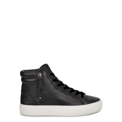 UGG Olli Sneaker voor Dames in Black/White, maat 40.5 | Leder