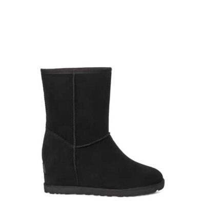 UGG Classic Femme Short Laarzen voor Dames in Black, maat 38 | Suede