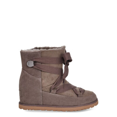 UGG Classic Femme Lace-up Laarzen voor Dames in Slate, maat 36 | Shearling