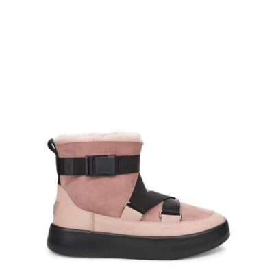 UGG Classic Boom Buckle Laarzen voor Dames in Pink Crystal, maat 38 | Shearling