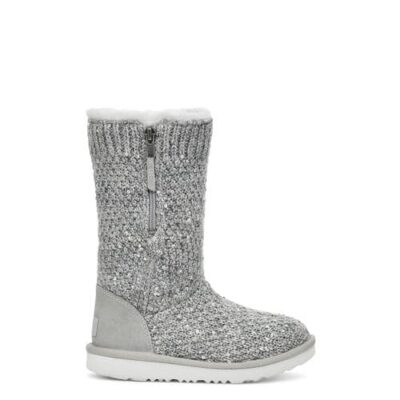 UGG Sequin Knit Laarzen voor Kinderen in Seal, maat 33 | Textiel