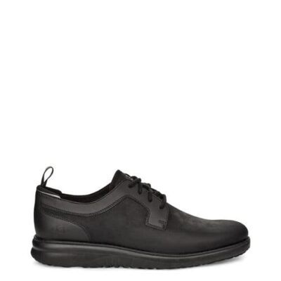 UGG Union Derby Waterproof Veterschoenen voor Heren in Black, maat 43 | Leder