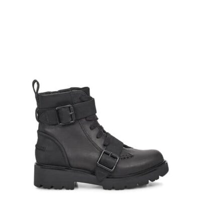 UGG Noe Laarzen voor Dames in Black, maat 38.5 | Leder