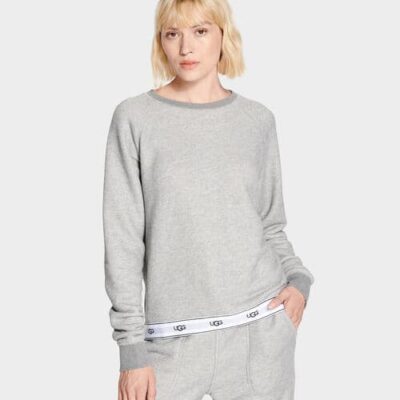 UGG Nena Truien voor Dames in Grey Heather, maat M | Katoenmix