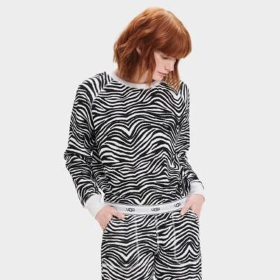 UGG Nena Truien voor Dames in Zebra, maat L | Katoenmix