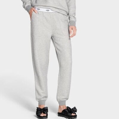 UGG Cathy Trainingsbroek voor Dames in Grey Heather, maat XL | Katoen