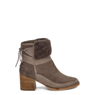 UGG Kirke Enkellaarzen voor Dames in Mole, maat 38 | Shearling