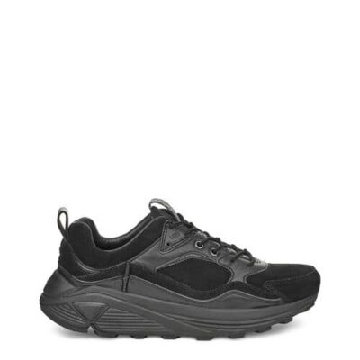UGG Miwo Low Sneaker voor Heren in Black Tnl, maat 45.5 | Suede