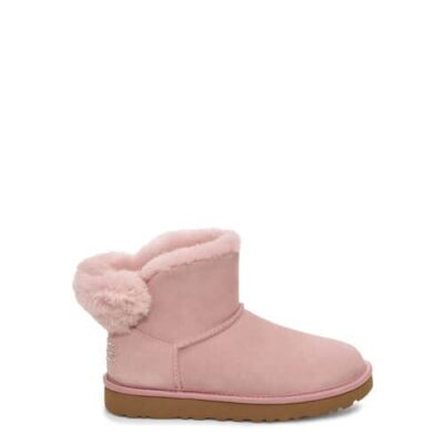 UGG Classic Bling Mini Laarzen voor Dames in Pink Crystal, maat 36 | Shearling