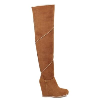 UGG Classic Mondri Over The Knee Laarzen voor Dames in Chestnut, maat 40 | Shearling