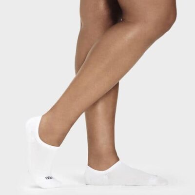 UGG Stela No Show 3 Pack Sokken voor Dames in White, maat M/L | Katoenmix