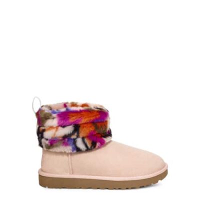 UGG Fluff Mini Quilted Motlee Laarzen voor Dames, maat 41 | Shearling