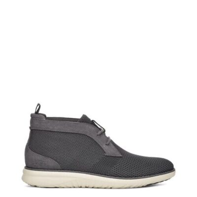 UGG Union Hyperweave Chukka voor Heren in Dark Grey, maat 44 | Textiel