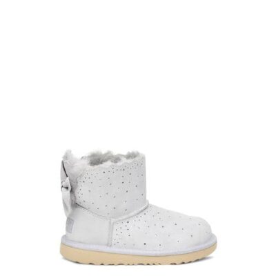UGG Mini Bailey Bow II Starry Lite Laarzen voor Kinderen in Grey Violet, maat 33.5 | Suede