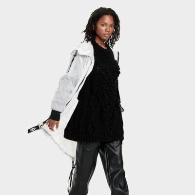 UGG Brittany Hooded Anorak Jas voor Dames in Clear, maat XS | Polyester