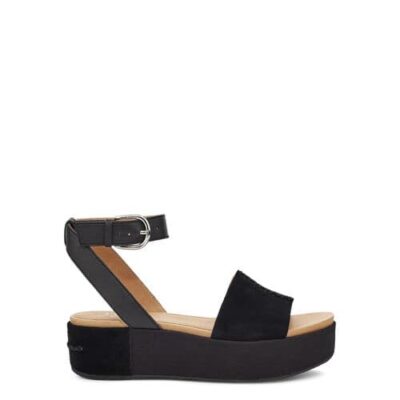 UGG Chapala Sandalen voor Dames in Black, maat 38 | Leder