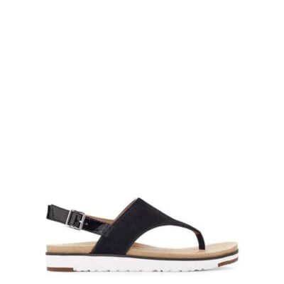 UGG Alessia Sandalen voor Dames in Black, maat 36 | Suede