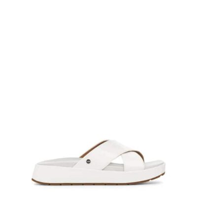 UGG Emily Slide Sandalen voor Dames in White, maat 39 | Synthetisch