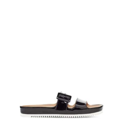 UGG Cooper Slide Sandalen voor Dames in Black, maat 36 | Synthetisch