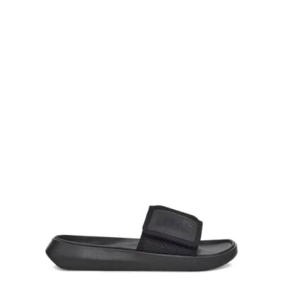 UGG LA Light Slide Sandalen voor Dames in Black, maat 36 | Textiel