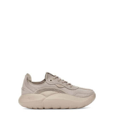 UGG LA Cloud Low Sneaker voor Dames in Putty, maat 37.5 | Canvas
