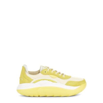 UGG LA Cloud Low Sneaker voor Dames in Quinoa/Margarita/White, maat 38 | Canvas