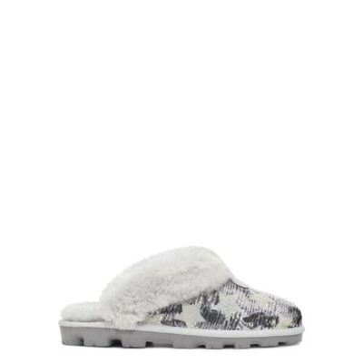 UGG Coquette Sequin Stars Pantoffels voor Dames in Grey Violet, maat 42 | Shearling