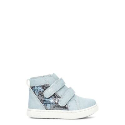 UGG Rennon II Stars Instapschoenen voor Peuters in Denim Blue, maat 26 | Textiel