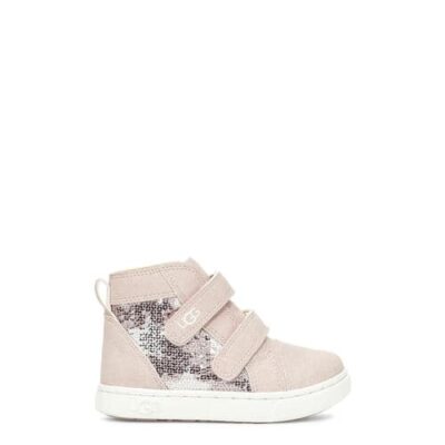 UGG Rennon II Stars Instapschoenen voor Peuters in Pink Crystal, maat 22.5 | Textiel