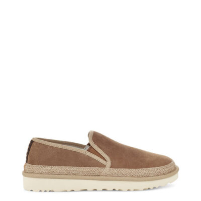 UGG Rex Espadrille Loafers voor Heren in Chestnut, maat 44 | Suede