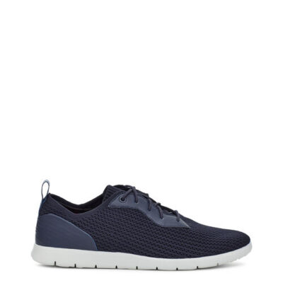UGG Fathom Hyperweave Low Chukka voor Heren in Dark Sapphire, maat 44 | Textiel