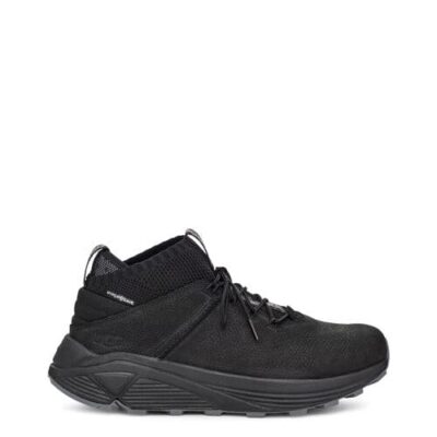 UGG Miwo Sport High HyperWeave Sneaker voor Heren in Black Tnl, maat 43 | Nubuck