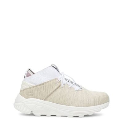 UGG Miwo Sport High HyperWeave Sneaker voor Heren in White, maat 41 | Nubuck