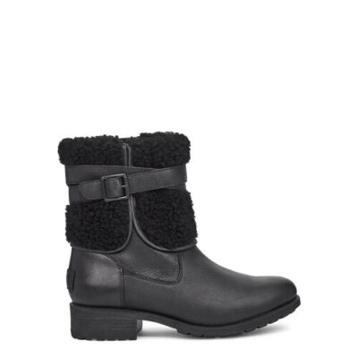 UGG Blayre IV Enkellaarzen voor Dames in Black, maat 39 | Leder