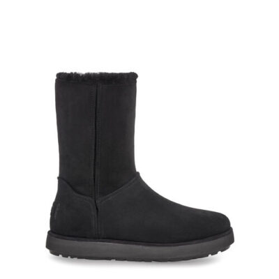 UGG Classic Short BLVD Laarzen voor Dames in Black, maat 37 | Leder