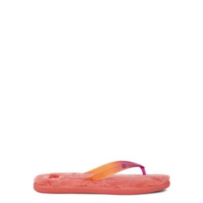 UGG Fluffie II Flip Flop voor Dames in Pop Coral, maat 42 | Synthetisch
