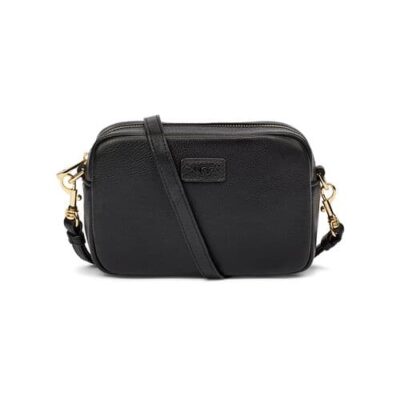 UGG Janey II Leather Cross body Tassen voor Dames in Black, maat OS | Leder