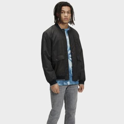 UGG Ethan Bomber Jas voor Heren in Black, maat M | Polyester