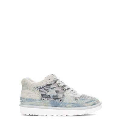 UGG Highland Sneaker voor Dames in Grey Violet Sequins Stars, maat 40 | Textiel